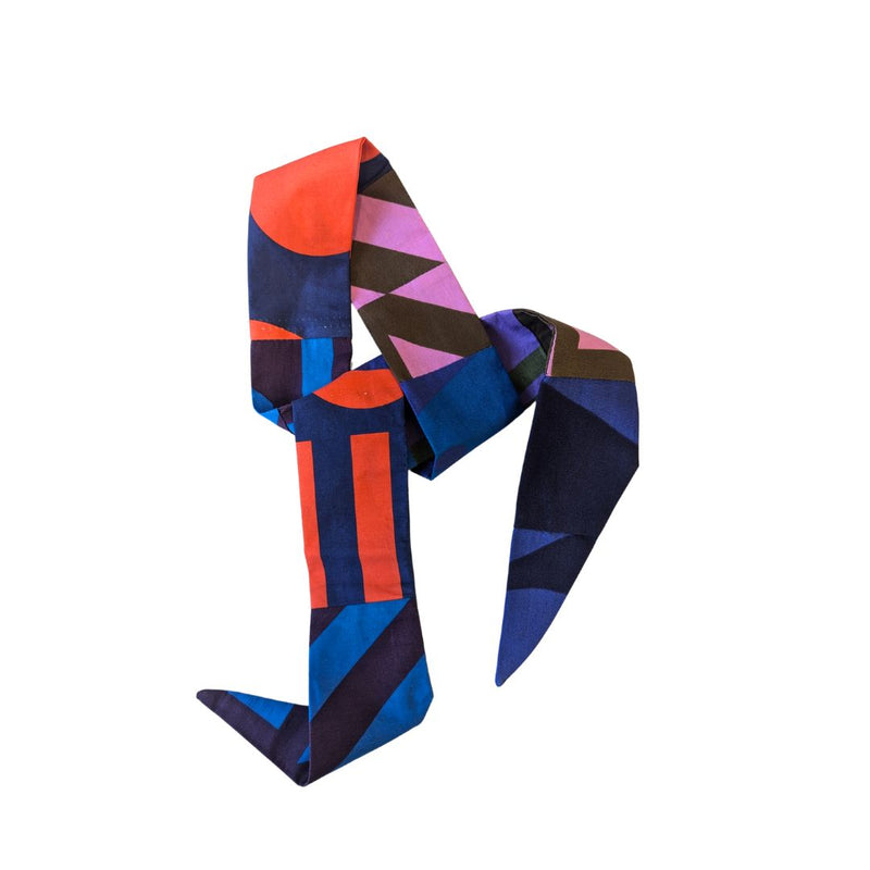 Patchwork Narrow Necktie