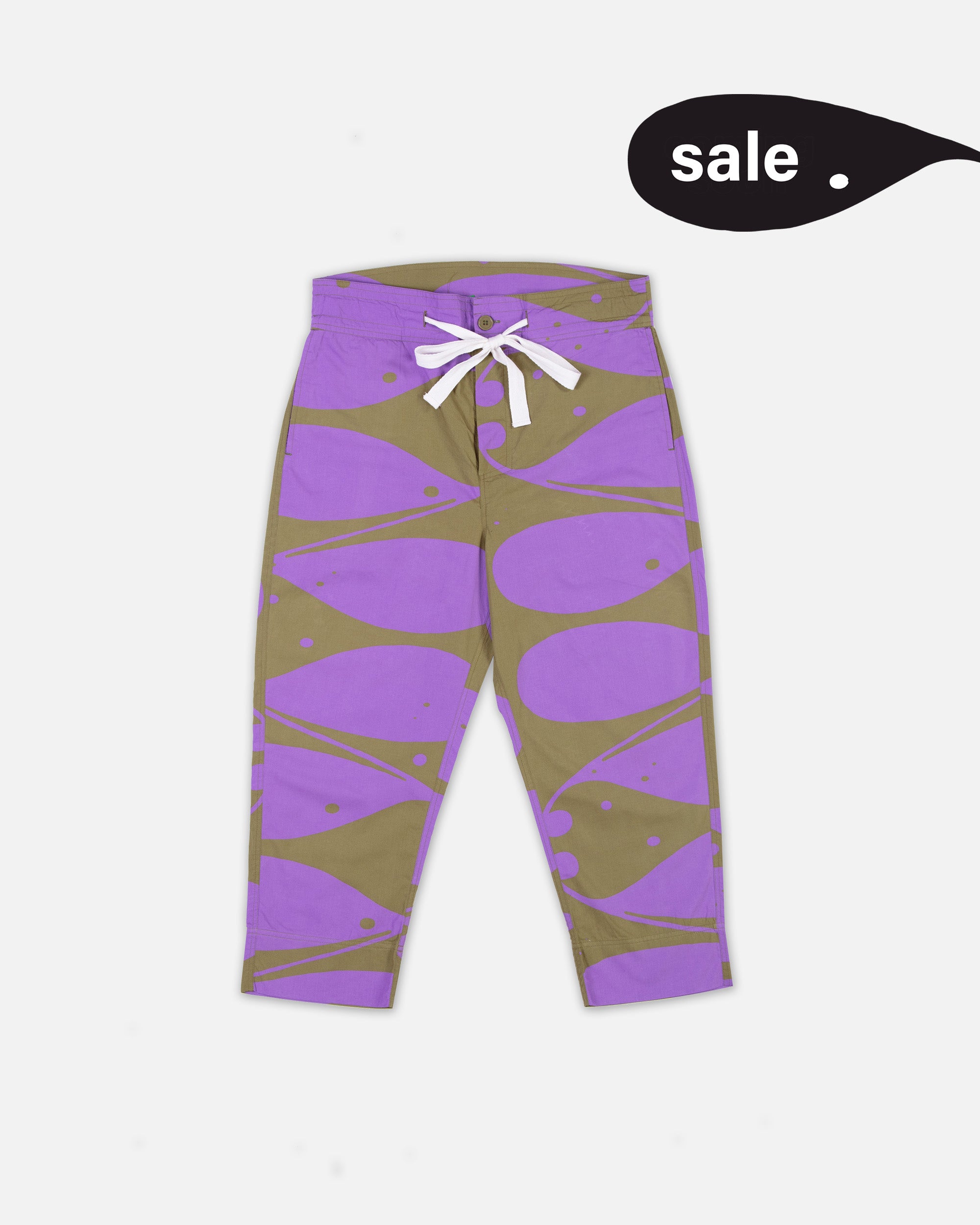 Barbarian High Waisted Trousers in Olive