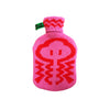 Knitted Hot Water Bottle in Hot Pink + Mono