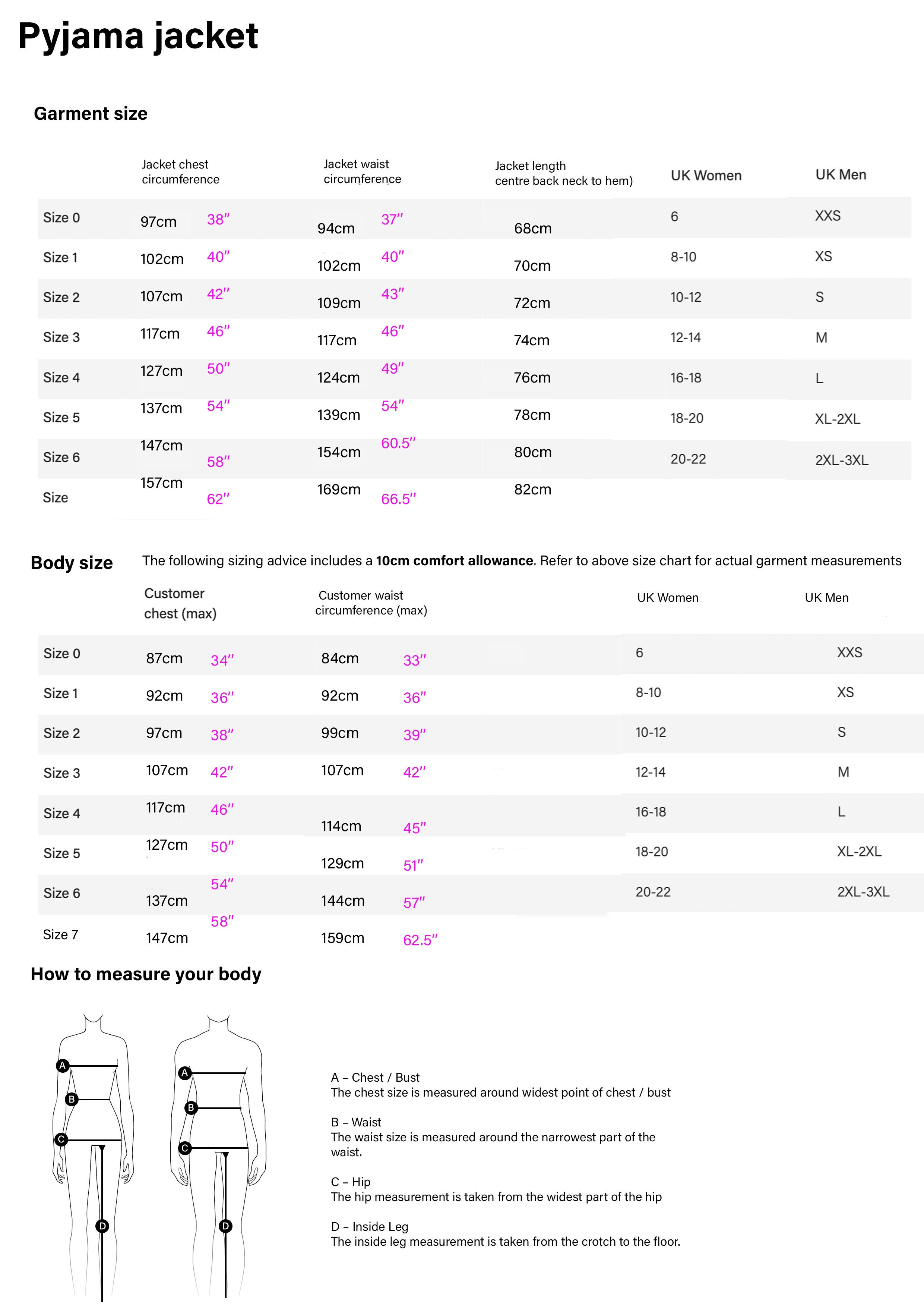 Paradox Pyjama Jacket in Hot Pink