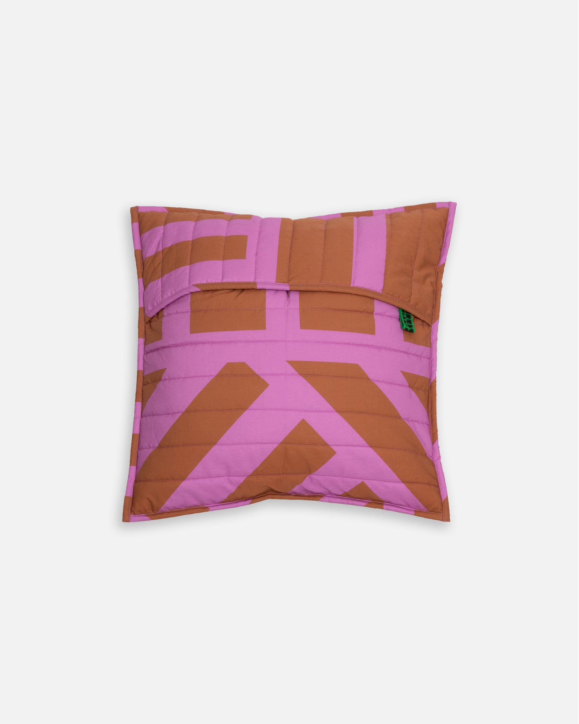 Quilted Cushion Cover in Caramallow