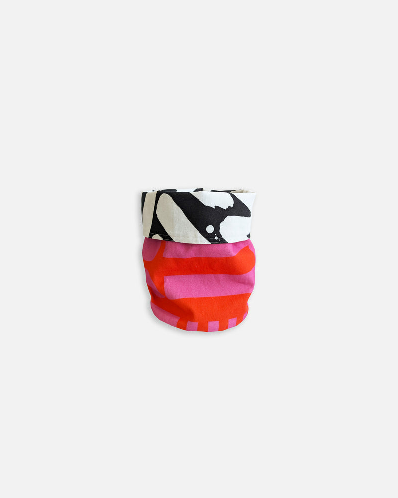 Small Storage Bag in Hot Pink / Mono