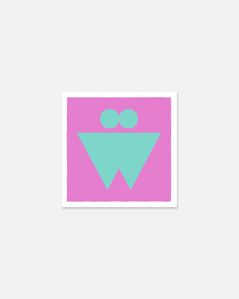 W Greeting Card