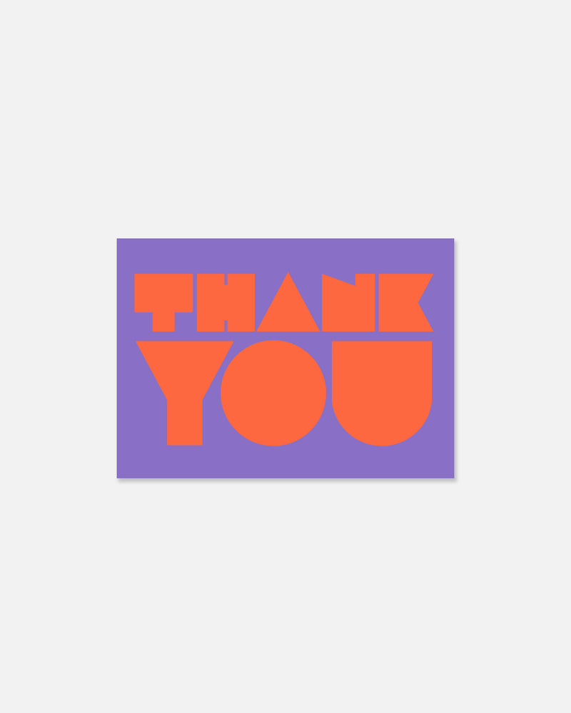 Thank You Greeting Card