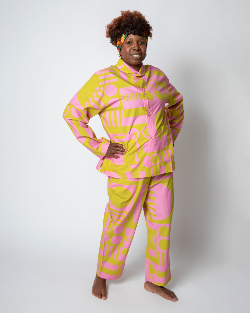 Paradox High Waisted Trousers in Wasabi