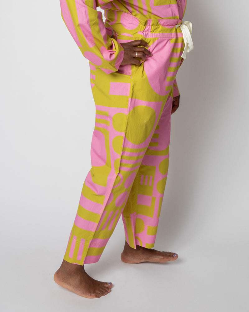 Paradox High Waisted Trousers in Wasabi