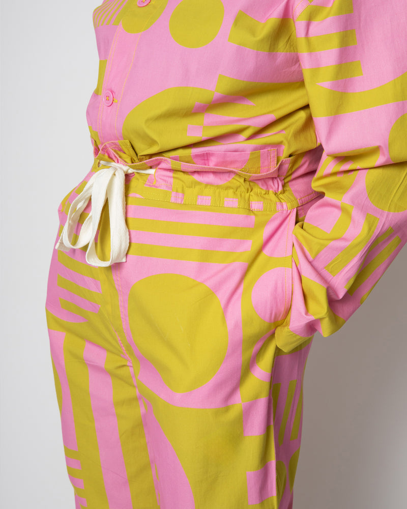 Paradox High Waisted Trousers in Wasabi