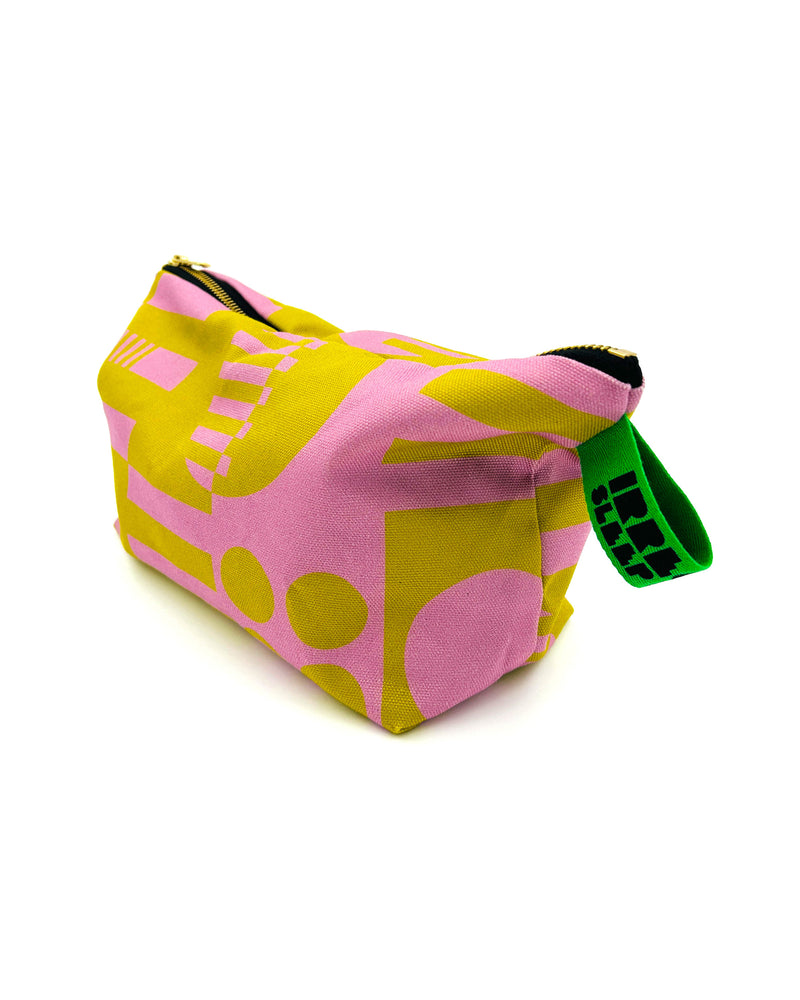 Organic Cotton Washbag in Wasabi