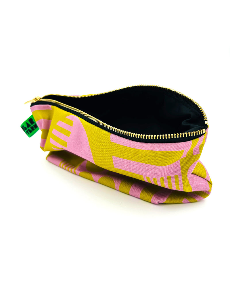 Organic Cotton Washbag in Wasabi