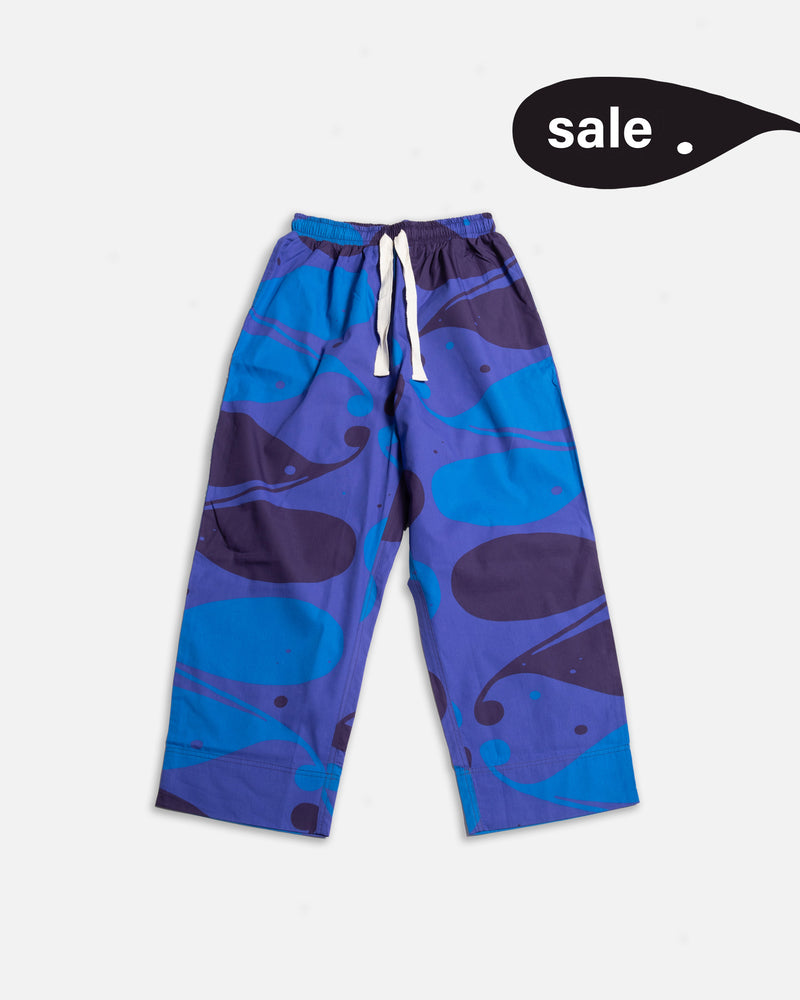 Elasticated Wide Leg Trousers - Barbarian Cosmic